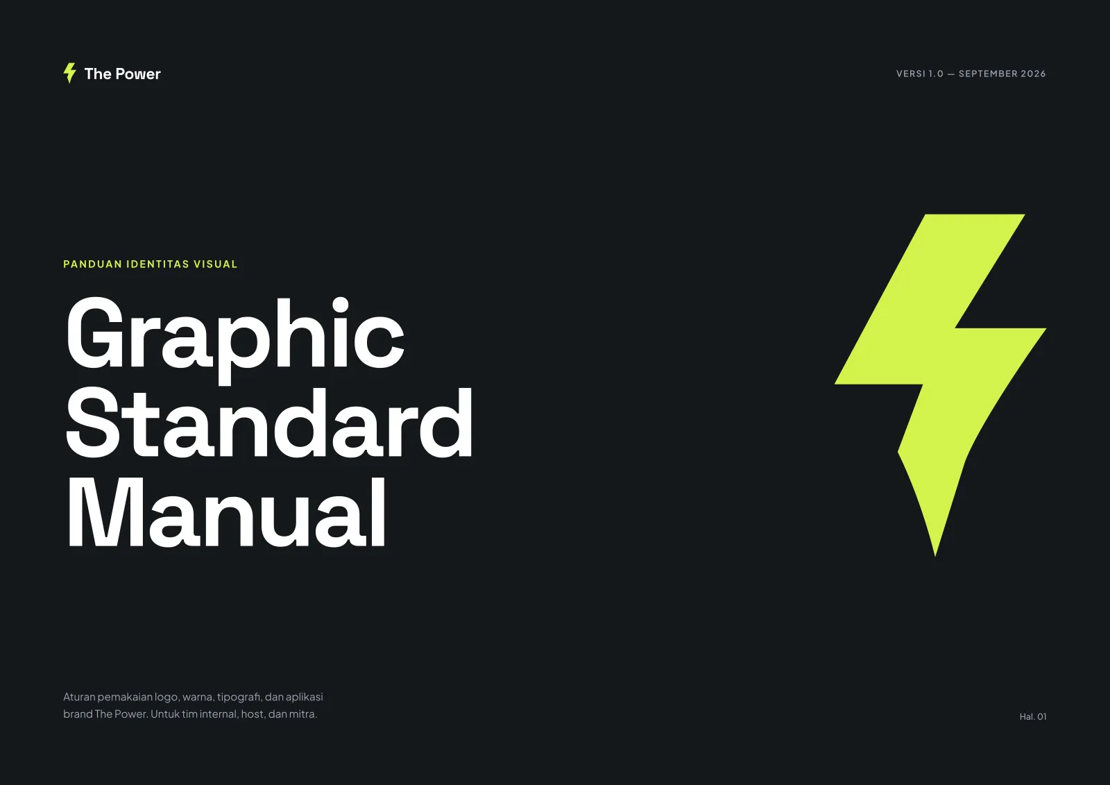 Sampul Graphic Standard Manual The Power
