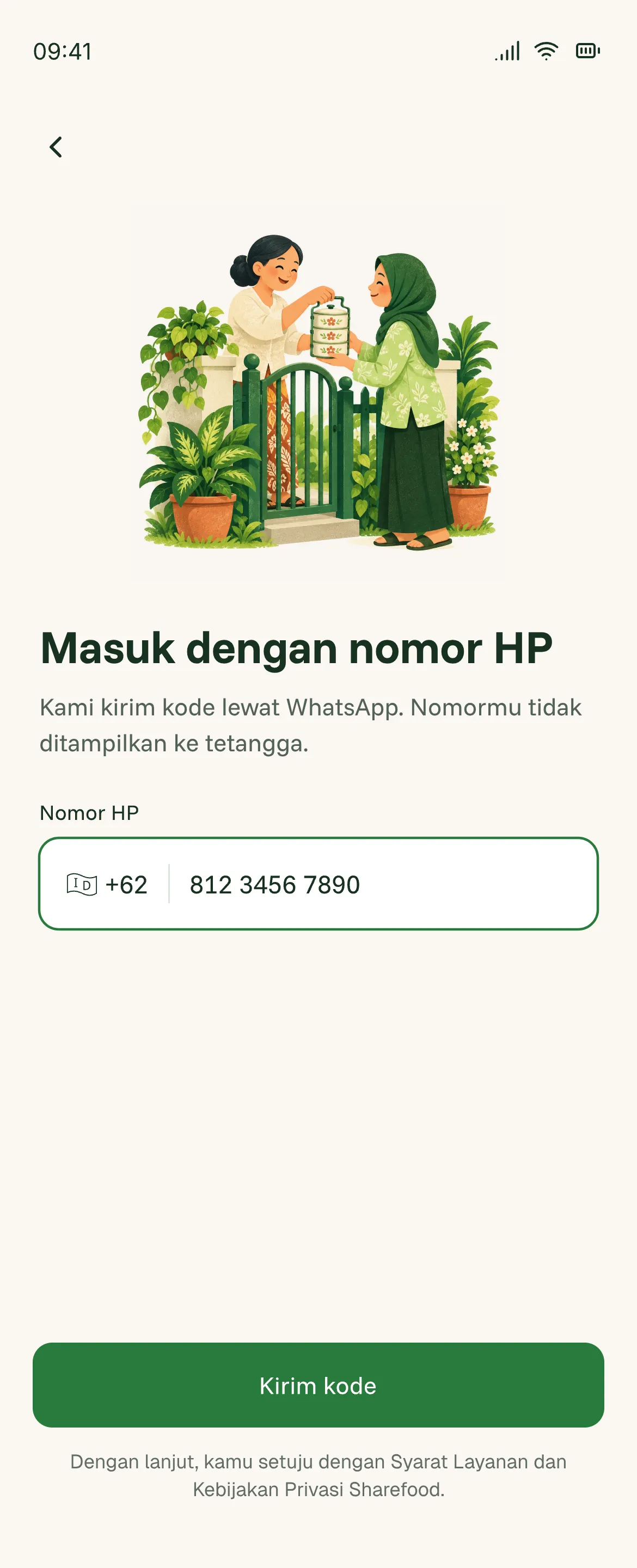 Layar login