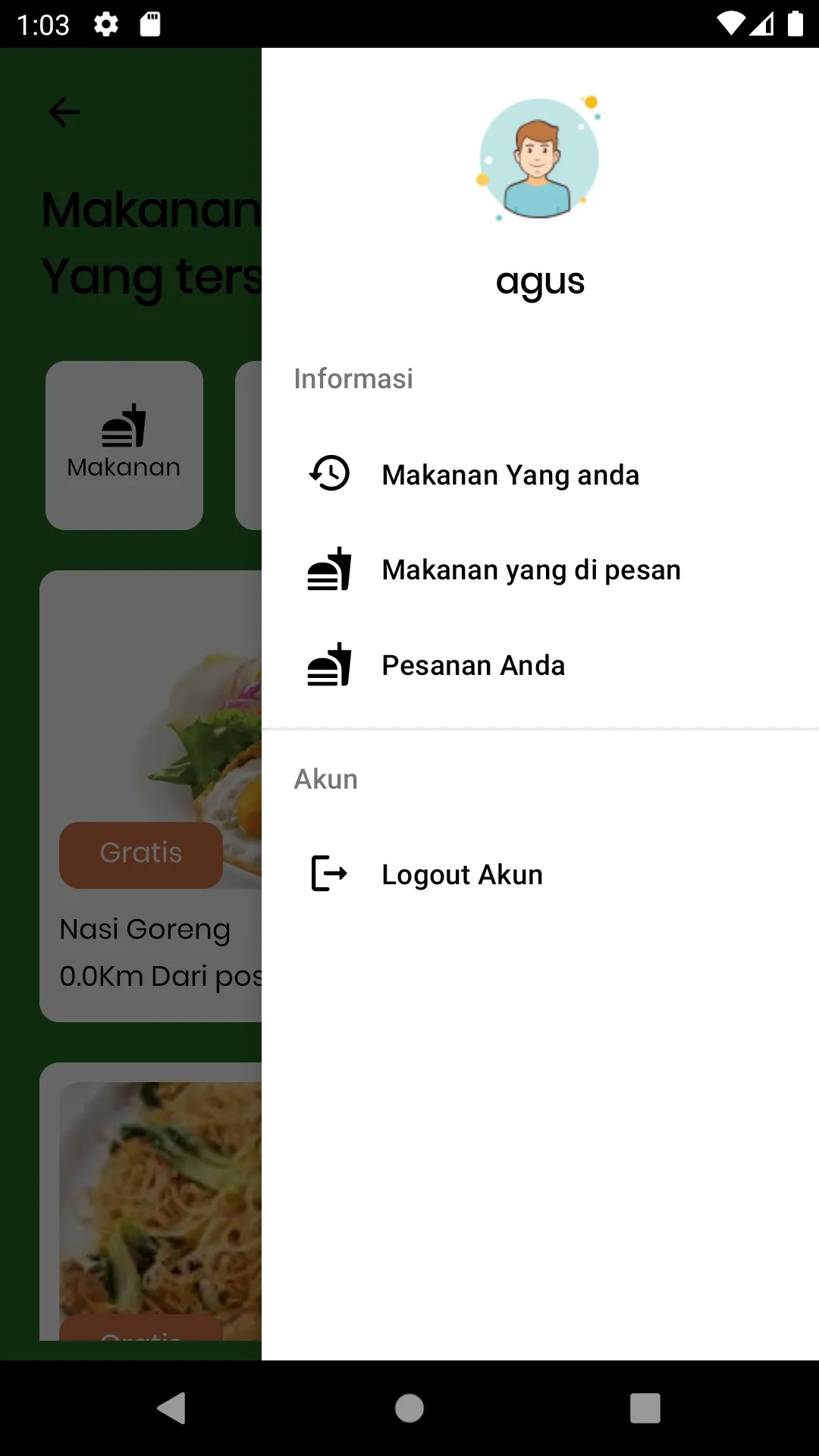 ShareFood versi asli: alur penting tersimpan di laci